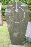 GSS 092 Grabstein stehend, Einzelgrabstein, Sonderangebot - 111 x 50 x 15cm