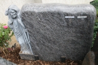 GSS 016 Grabstein stehend, Einzelgrabstein, Sonderangebot - 80 x 100 x 16cm