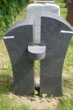 GSS 069 Grabstein stehend, Einzelgrabstein, Sonderangebot - 55 x 80 x 25cm