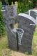 GSS 055 Grabstein stehend, Einzelgrabstein, Sonderangebot - 60 x 100 x 14cm