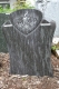 GSS 005 Grabstein stehend, Einzelgrabstein, Sonderangebot - 71 x 51 x 15cm