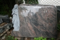 GSS 031 Grabstein stehend, Einzelgrabstein, Sonderangebot - 120 x 85 x 16cm