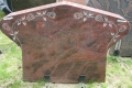 GSS 049 Grabstein stehend, Einzelgrabstein, Sonderangebot - 115 x 85 x 14cm