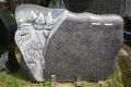 GSS 062 Grabstein stehend, Einzelgrabstein, Sonderangebot - 120 x 95 x 16cm